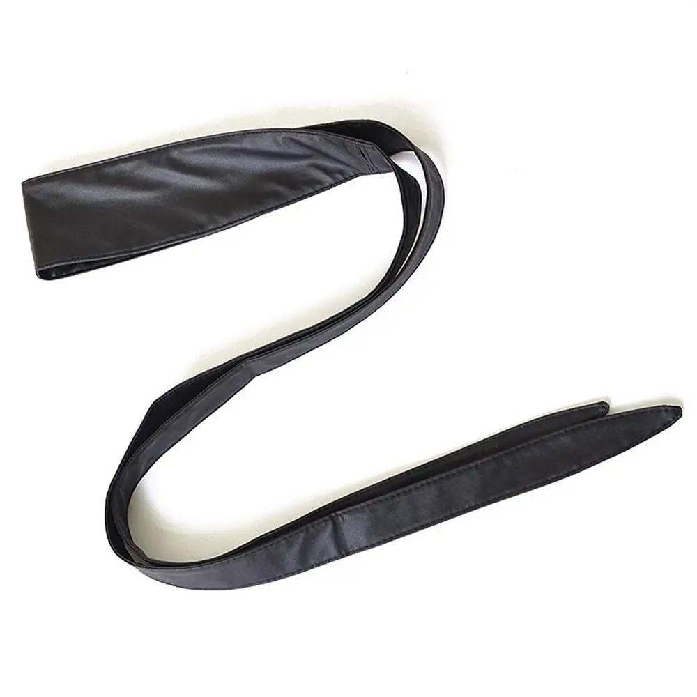 Women Simple Wrap Slim Fit Ladies Dress Cummerbands Bowknot Leather Belt Corset Waistband Wide Waist Band