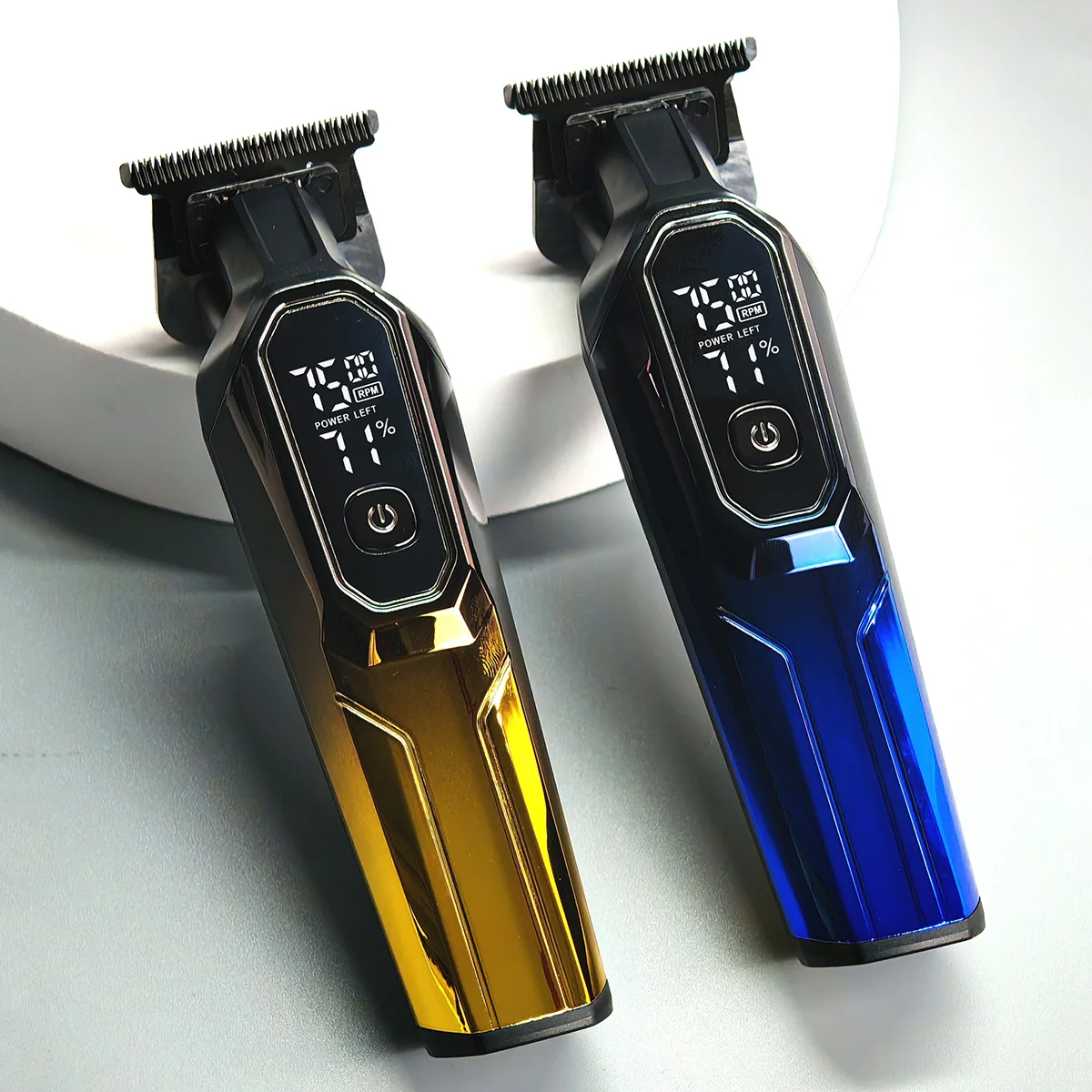 

BRDCLIP 180 м 2-цветный профессиональный электрический триммер для волос DLC лезвие 7500 об/мин высокие обороты парикмахерская машинка для стрижки лысой бороды