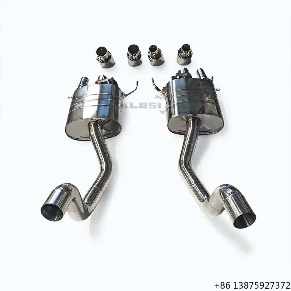 

SS304 Valved Catback Exhaust System Four Outlet Muffler for C7 Z06 6.2L 2014 2019 Racing Sound