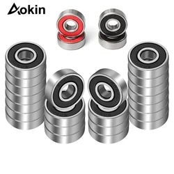 20Pcs 608-RS 608RS Ball Bearing Double Rubber Sealed Shielded 8mm x 22mm 7mm Miniature Deep Groove 608 2RS Bearings