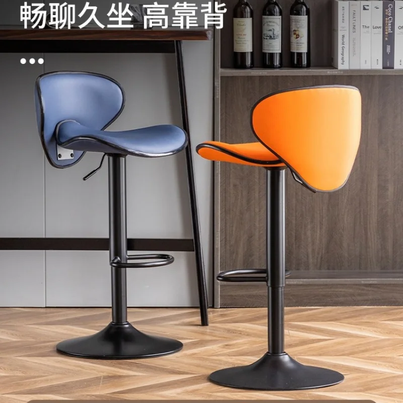 

Lifting Modern Minimalist Bar Chair Bar-Stool Front Desk High Backrest Cashier Stool