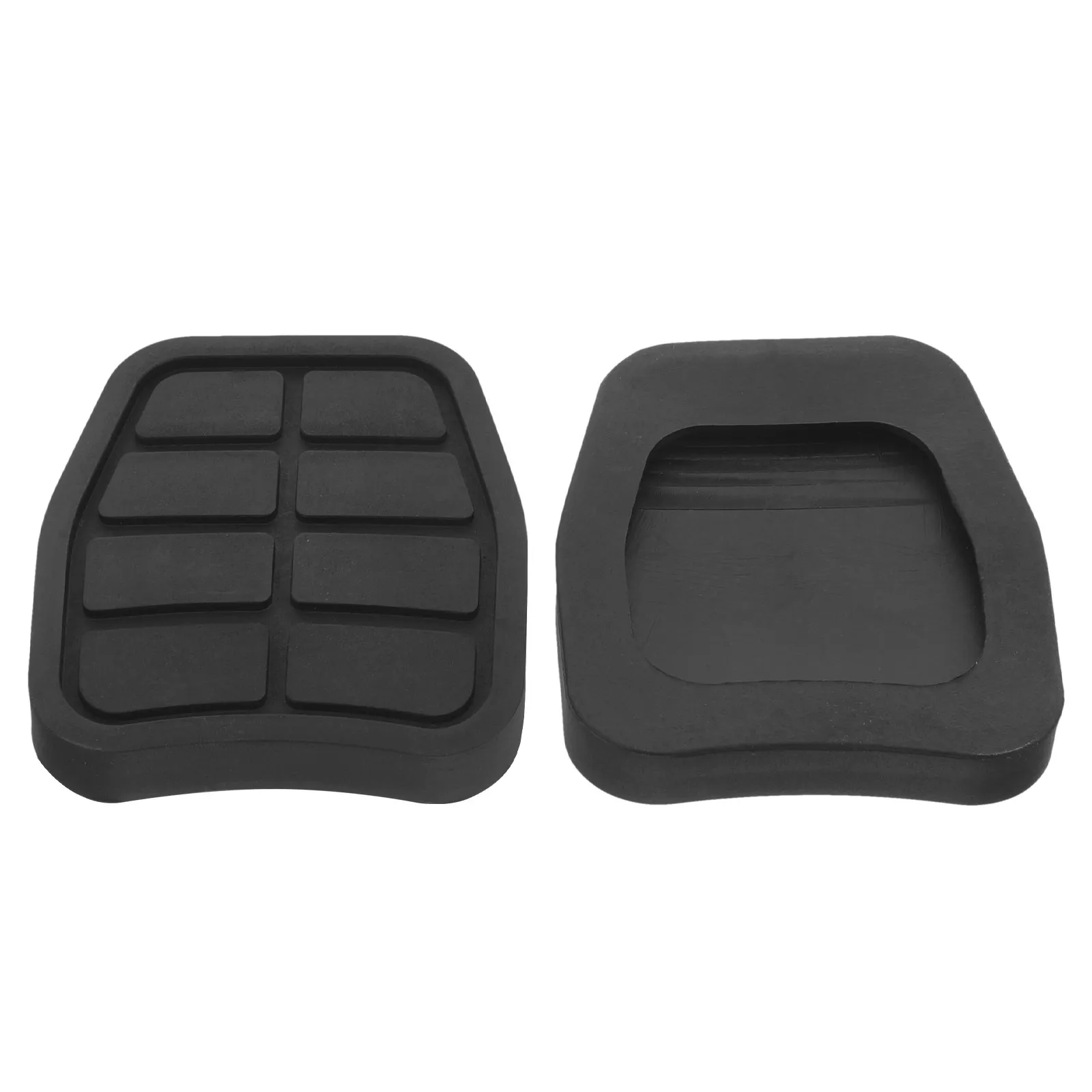1Pair Automotive Rubber Clutch Pedal Cover Pad Direct Fit Replacement for Missing Damaged Brake Clutch Pedals Universal Fit