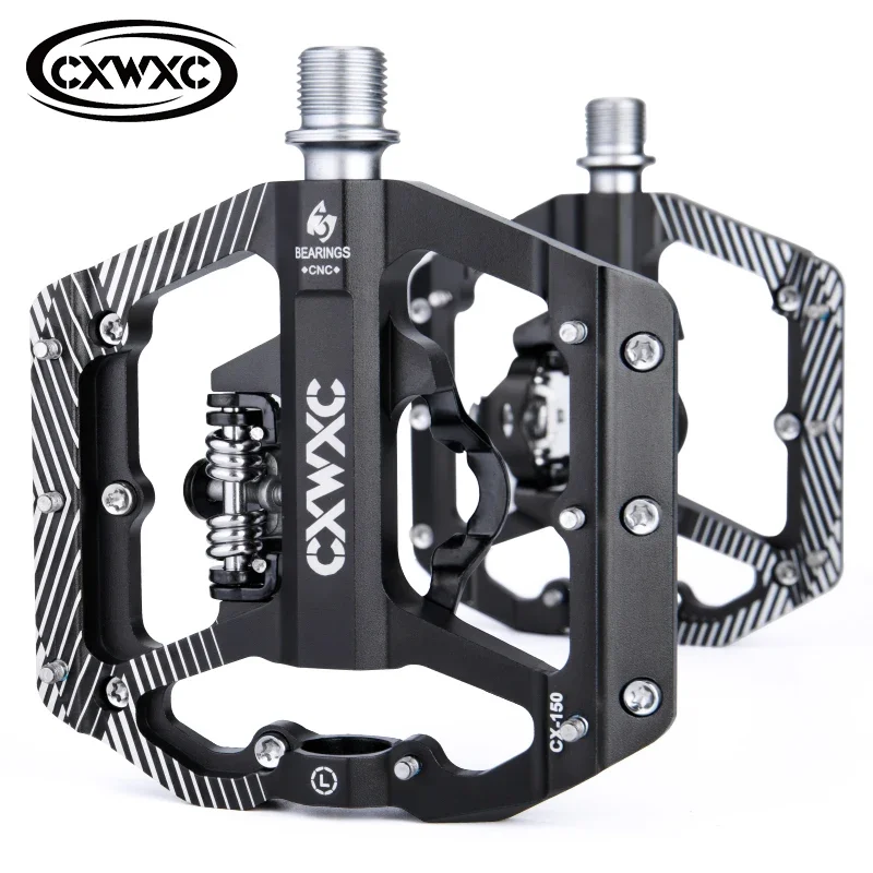 CXWXC Dual Function Platforms Flat / Clipless MTB Pedals – Najlepsze rozwiązanie dla rowerzystów na trasie i w mieście