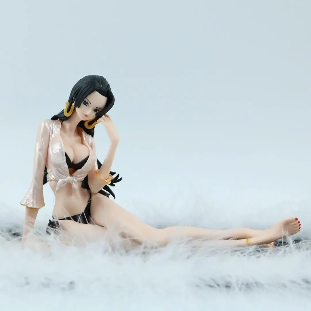 2 가지 유형 Anime 원피스 피규어 핸콕 나미 목욕 타올 섹시한 여자 인형 액션 피규어 Reiju Sitting Position Ver. 모델 성인