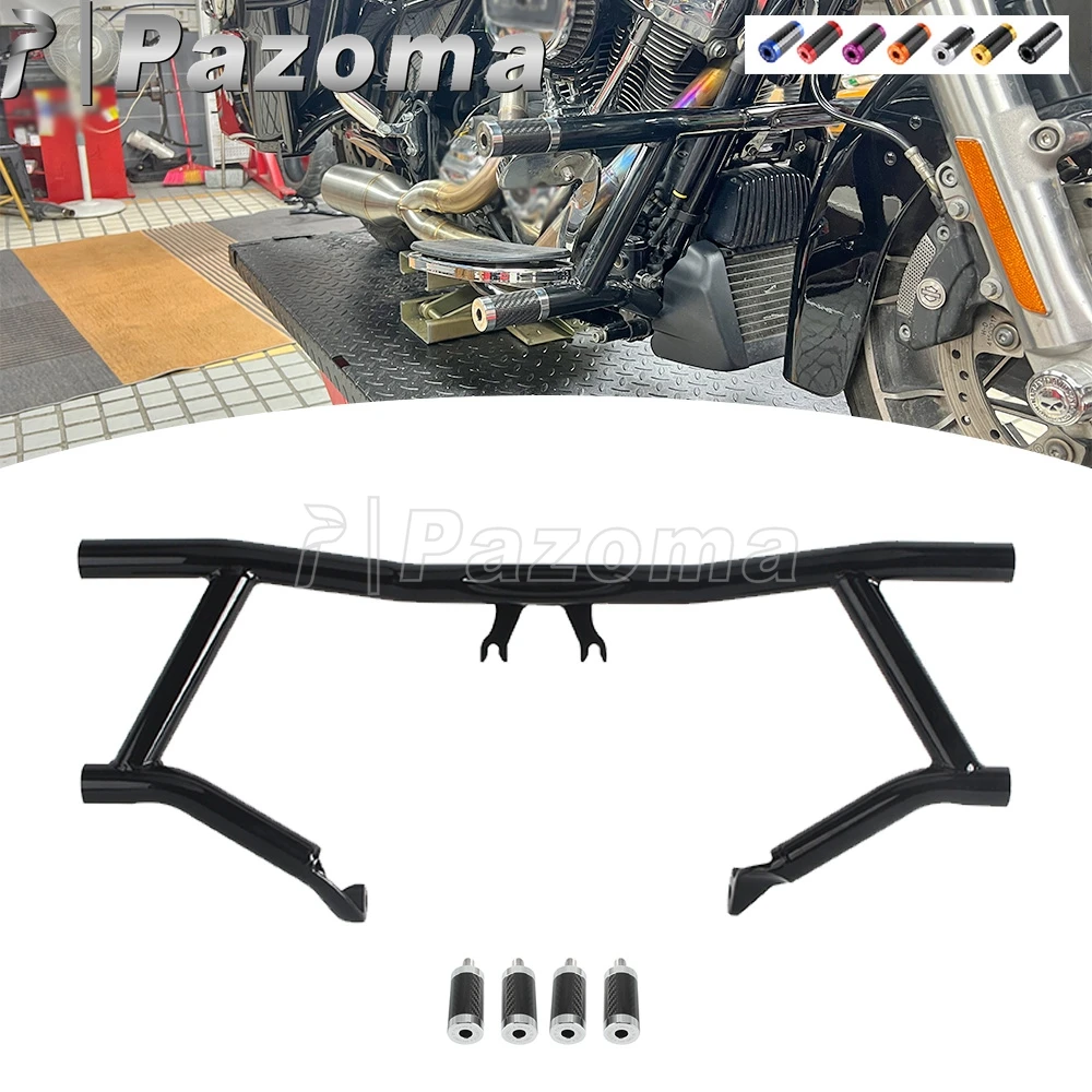 

Motorcycle Highway Peg 2 Step Crash Bar For Harley Electra Glide FLHT FLHFB FLHTCU FLHTP FLHTK FLHTKL FLHTKSE Engine Guard Cage