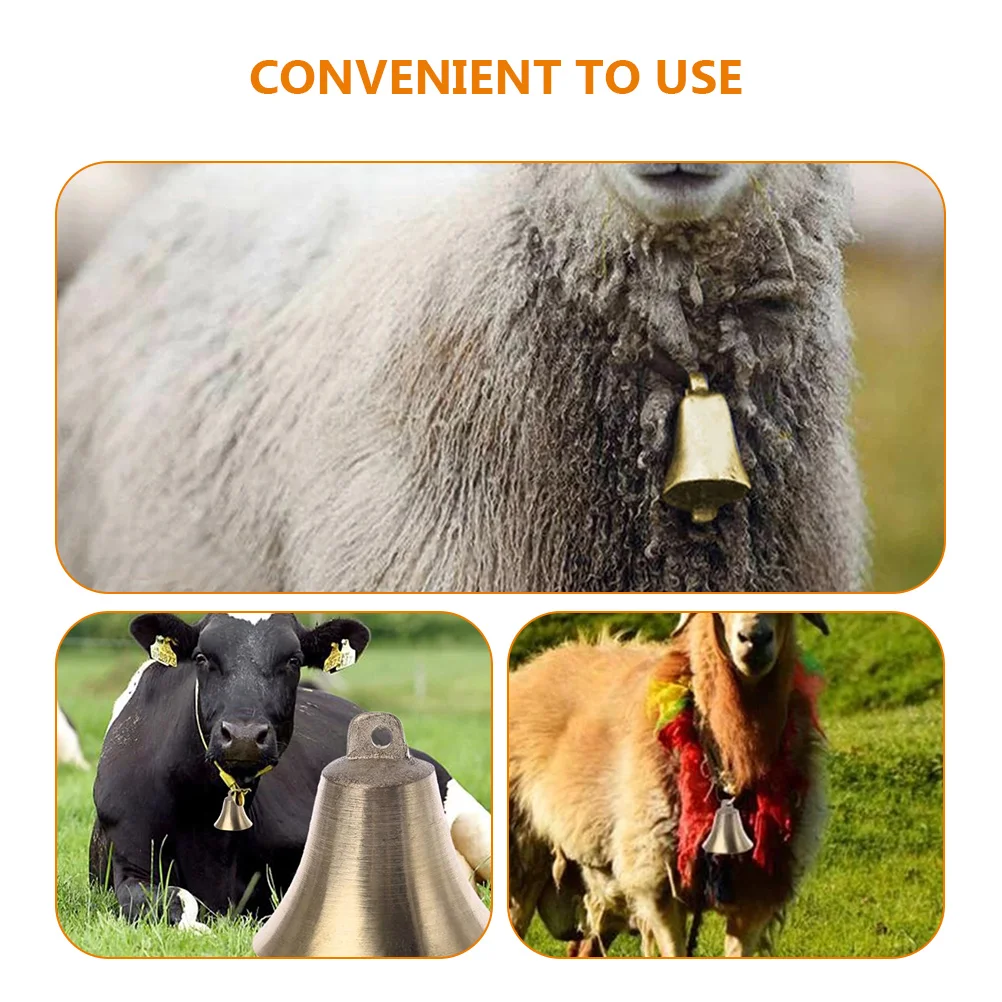 Long Distance Horse Bell Farming Accessory Grazing Vintage Design Bells Sheep Livestock Hanging Cow Supply Ring Chime