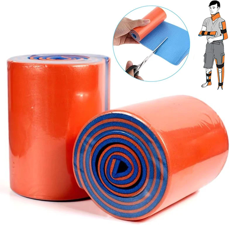 

Outdoor First Aid Rolling Splint Washable Polymer Survival Splint Bandage Roll Emergency Fracture Fixed Bandage Rescue