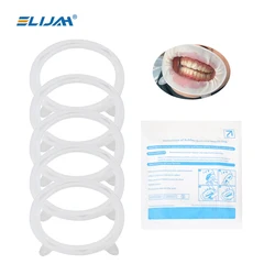 ELIJAH 5pcs/10pcs O Shape Rubber Dam Dental Mouth Opener 3D Rubber Dam Retractor O Shape Prop Lip Cheek Expander Materials