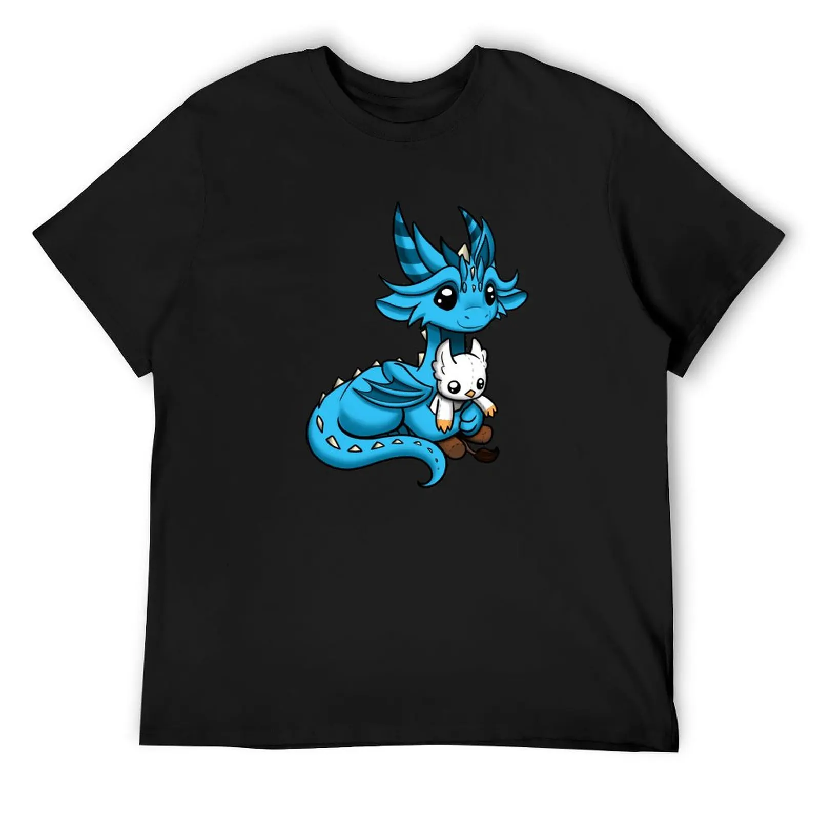 Dragon with Gryphon Plushie T-Shirt anime t shirts anime clothes funny t shirts men