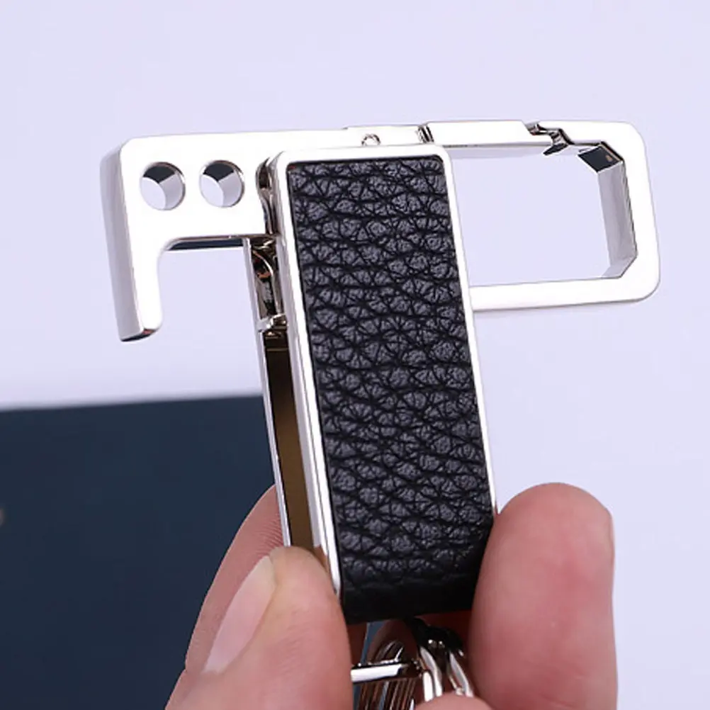 Multifunctional Rotatable Keyring Bottle Opener Holder for Car Keys, Christmas Keychain for Home Office