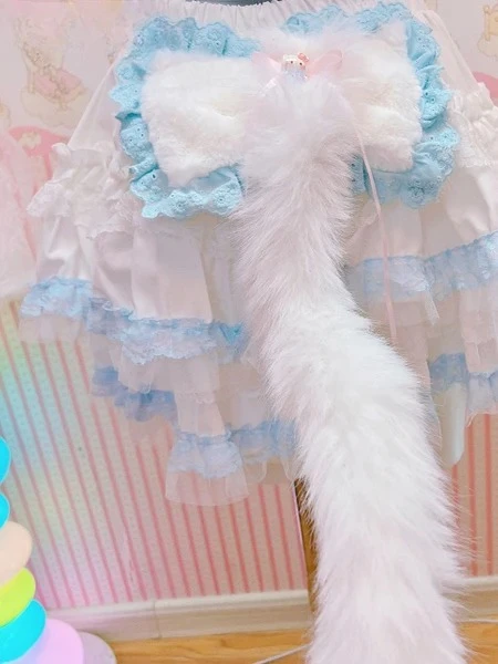 

Original Handmade Design Spice Girl Pure Desire Wind Sweet Cake Lace Short Skirt Summer High Waist Slim Tutu Mini Skirts
