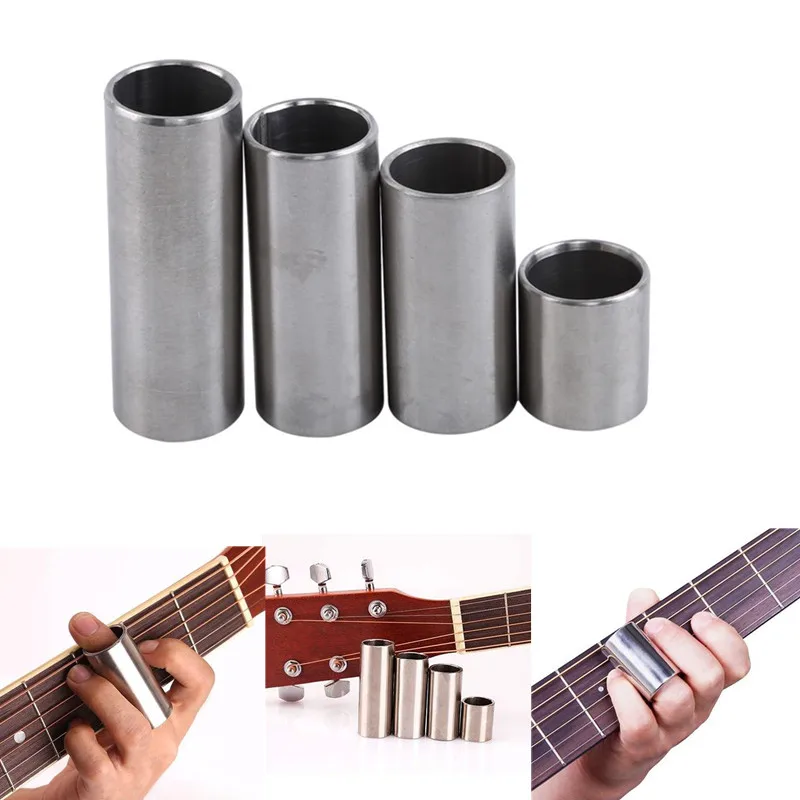 Stainless Steel Bakelite Guitar Finger Sleeve Guitar Slider Accessories Length 28 51 60 70 Mm Stainless Steel Guitar Slide