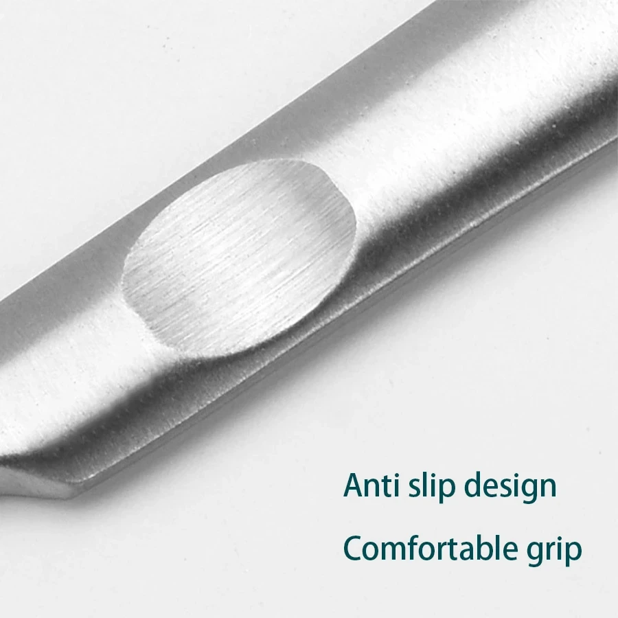 V-shaped Dead Skin Pusher Stainless Steel Dead Skin Fork Dead Skin Shovel Professional Tool Nail Nail Scrubber