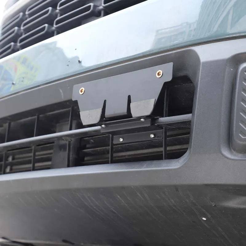 For Ford Maverick 2022 2023 2024 2025 Accessories Carbon Steel Car Side Mount Front License Plate Holder