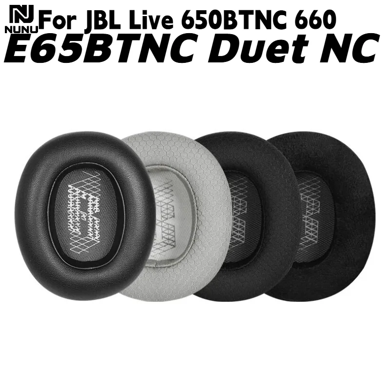 

Replacement Protein skin /Breathable net Ear Pads With buckle for JBL Live 650BTNC 660/E65BTNC Duet NC Headphones Repair Parts