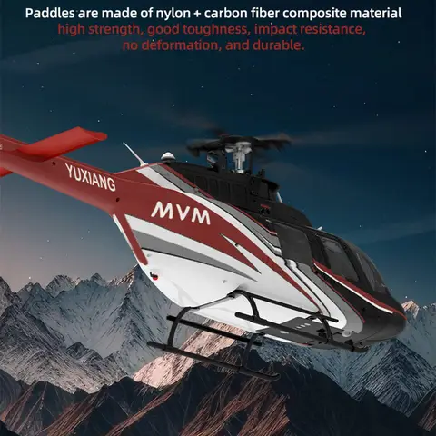 2025 6CH YU XIANG 2.4G Bell-F08 Helikopter Borstlös Motor 6-Axis Gyro 120M Fjärrstyrd Avstånd Helikopterleksaker för Nybörjare 8 best sales fjärrstyrd helikopter - №2