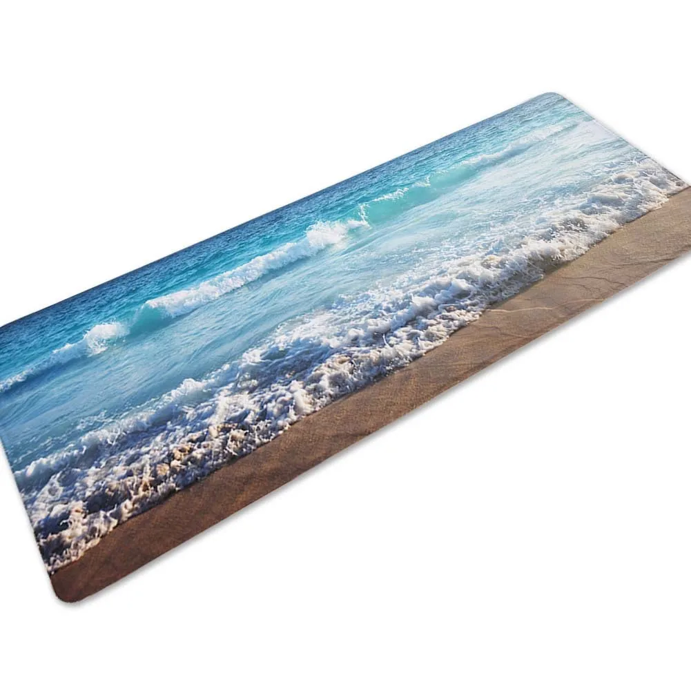 VIKAMA Flannel Entry Mat The Door Door Dirty Porch Easy to Take Care of the Advanced Sense of Absorbent Bathroom Foot Mat