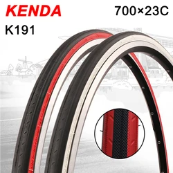 KENDA 자전거 타이어, K191, 로드 바이크 튜브, 사이클링 타이어, pneu bicicleta 23-622 타이어, 700x 23C