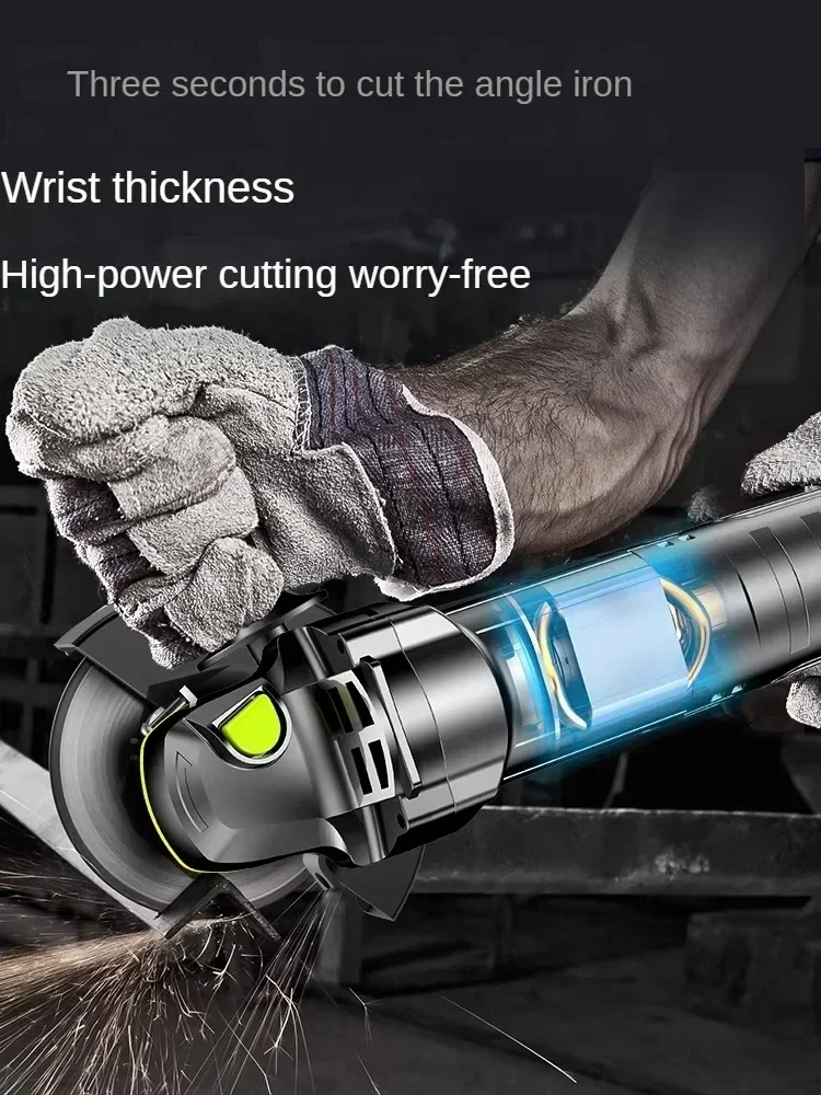 220V Multifunctional Grinding Machine for Edging and Cutting with Sanding Wheel for Home Use