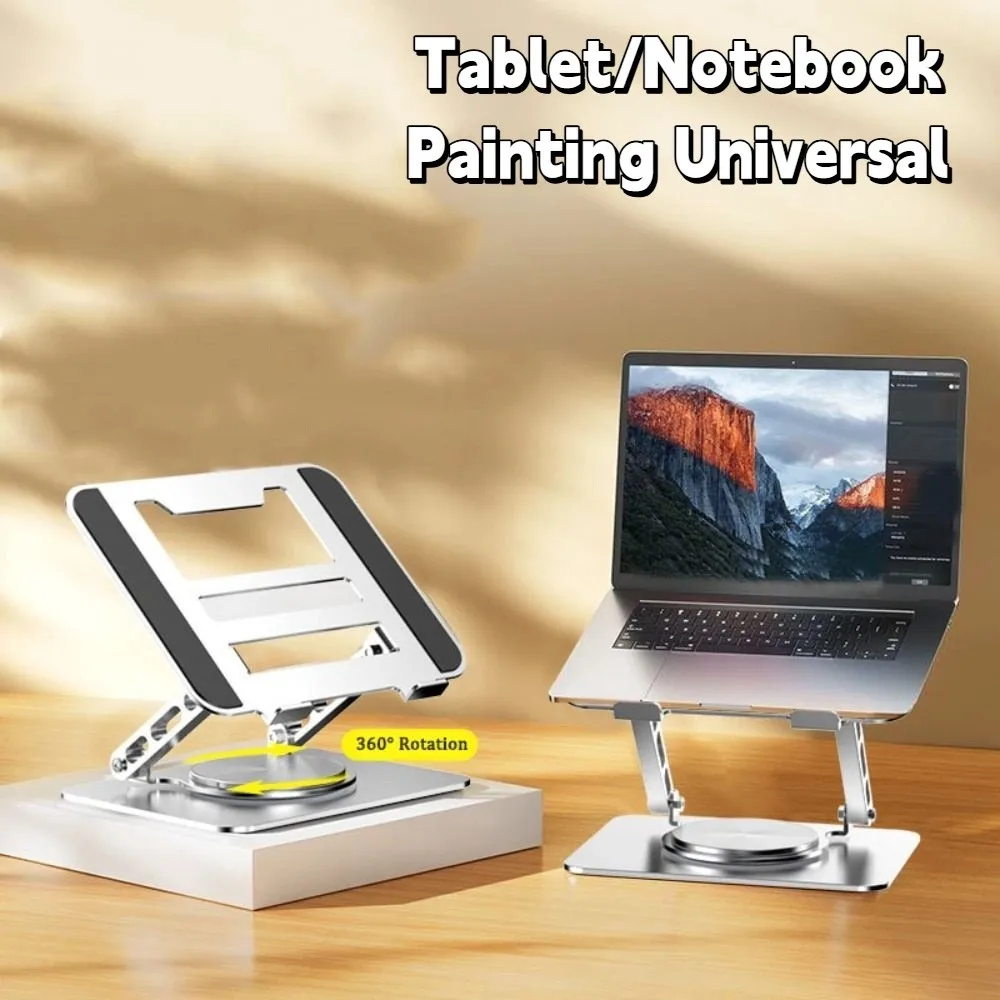 360 °   Rotation Drehbare Tablet Ständer Wärmeableitung Einstellbare Tablet Halter Multi Winkel Anti Slip Tablet Telefon Metall Halterung