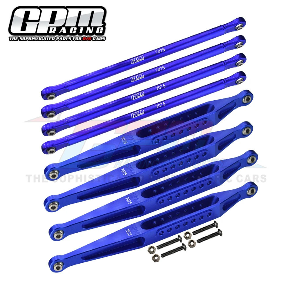 

GPM Металлическая передняя задняя верхняя Lowe Keel Link Bar Опорная рама Набор стержней LOS 244008 +LOS 244009 Для радиоуправляемого автомобиля LOSI 1/8 LMT 4WD SOLID AXLE