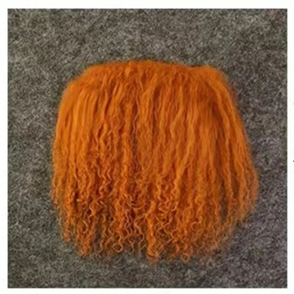 Faux cheveux BJD rangée de cheveux Bjd poupées cheveux synthèse brute BJD trames de cheveux bricolage perruque de cheveux crochet fait à la main BJD bricolage cheveux pour