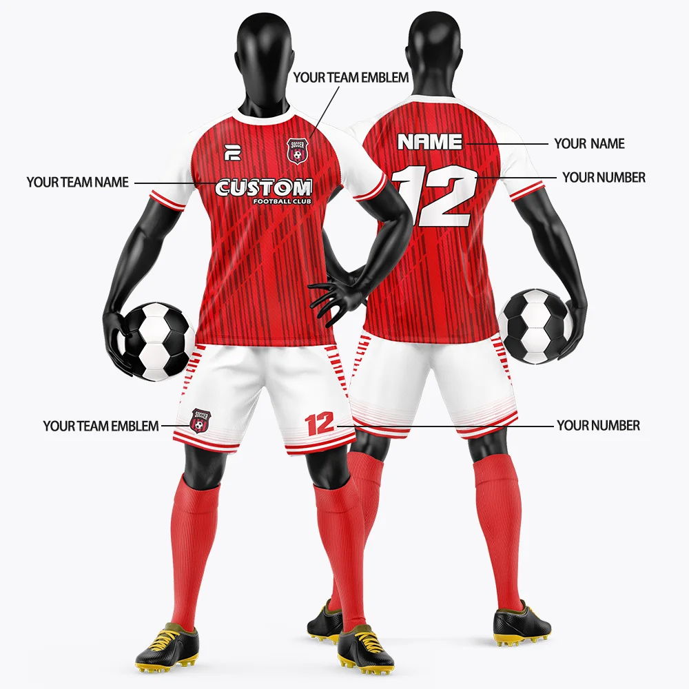 : Roupas de futebol personalizadas