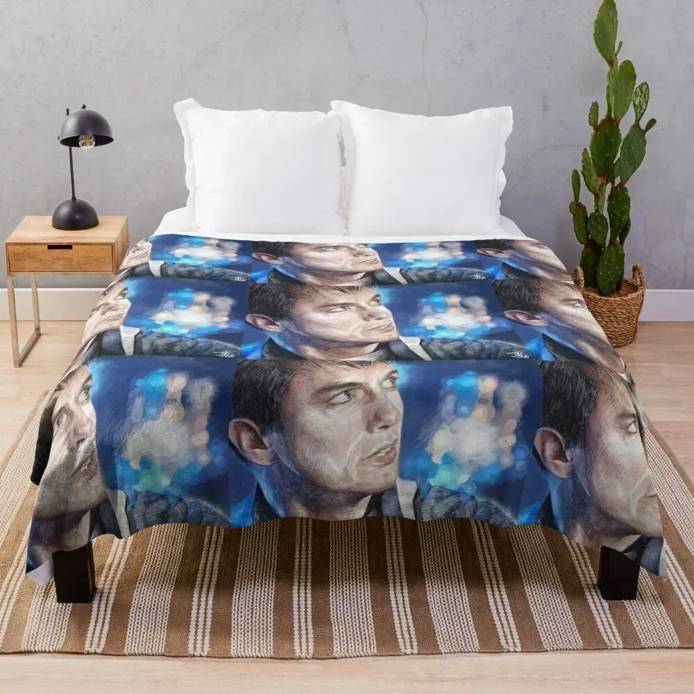 Jack Harkness Throw Blanket Decorative Throw Bed Fashionable Cute Plaid Picnic Blankets