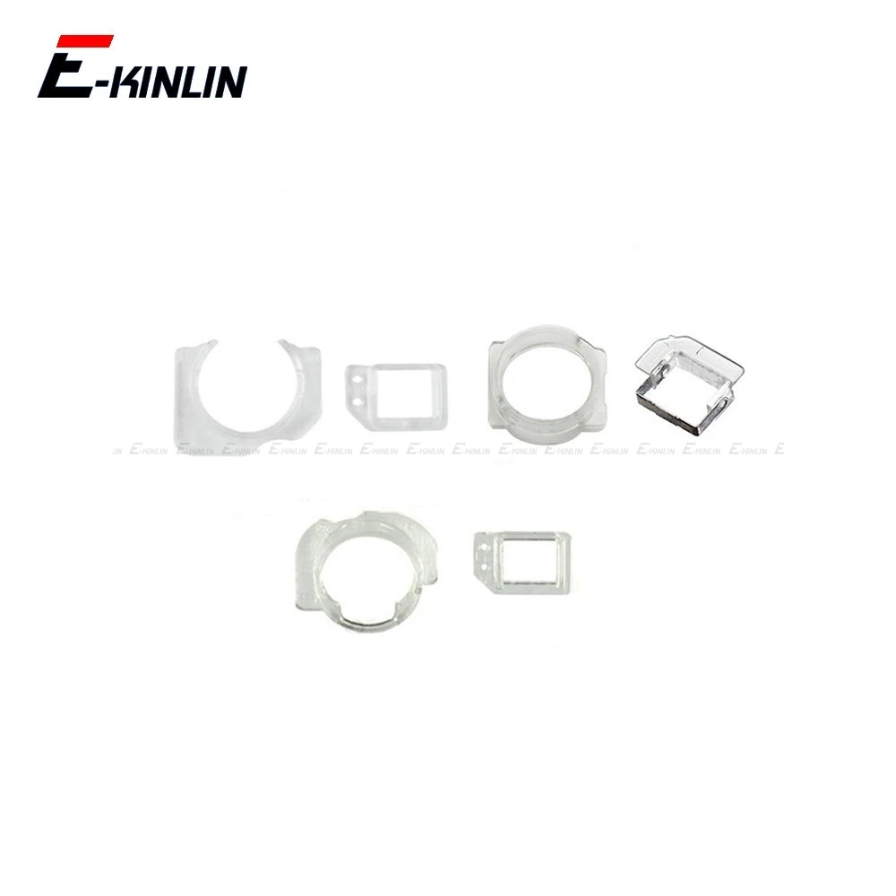 10sets Front Camera Plastic Cap Seal Bracket Ring With Light Sensor Holder For iPhone 5 5S SE 2020 5C 6 6S 7 8 Plus X XS Max XR