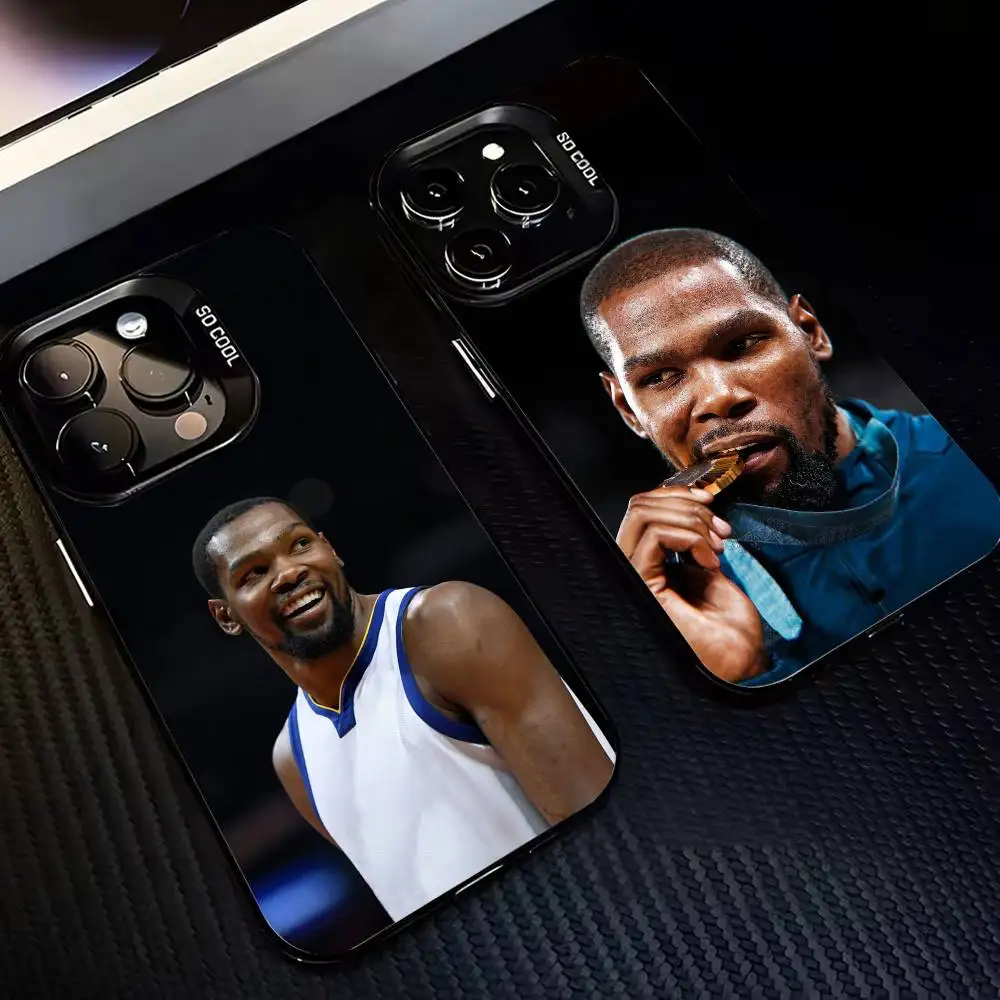 

K-Kevin D-Durant KD Phone Case For iPhone 17,16,15,14,13,12,11 Plus,Pro Max,XS,Colorful Silver Phone case Funda Cover