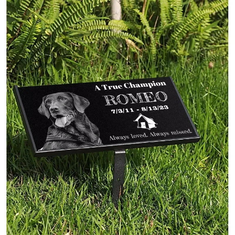 tomb stones Pet Memorial Black Granite Slab China Natural Black Stone for Tomb Gravestone Monument