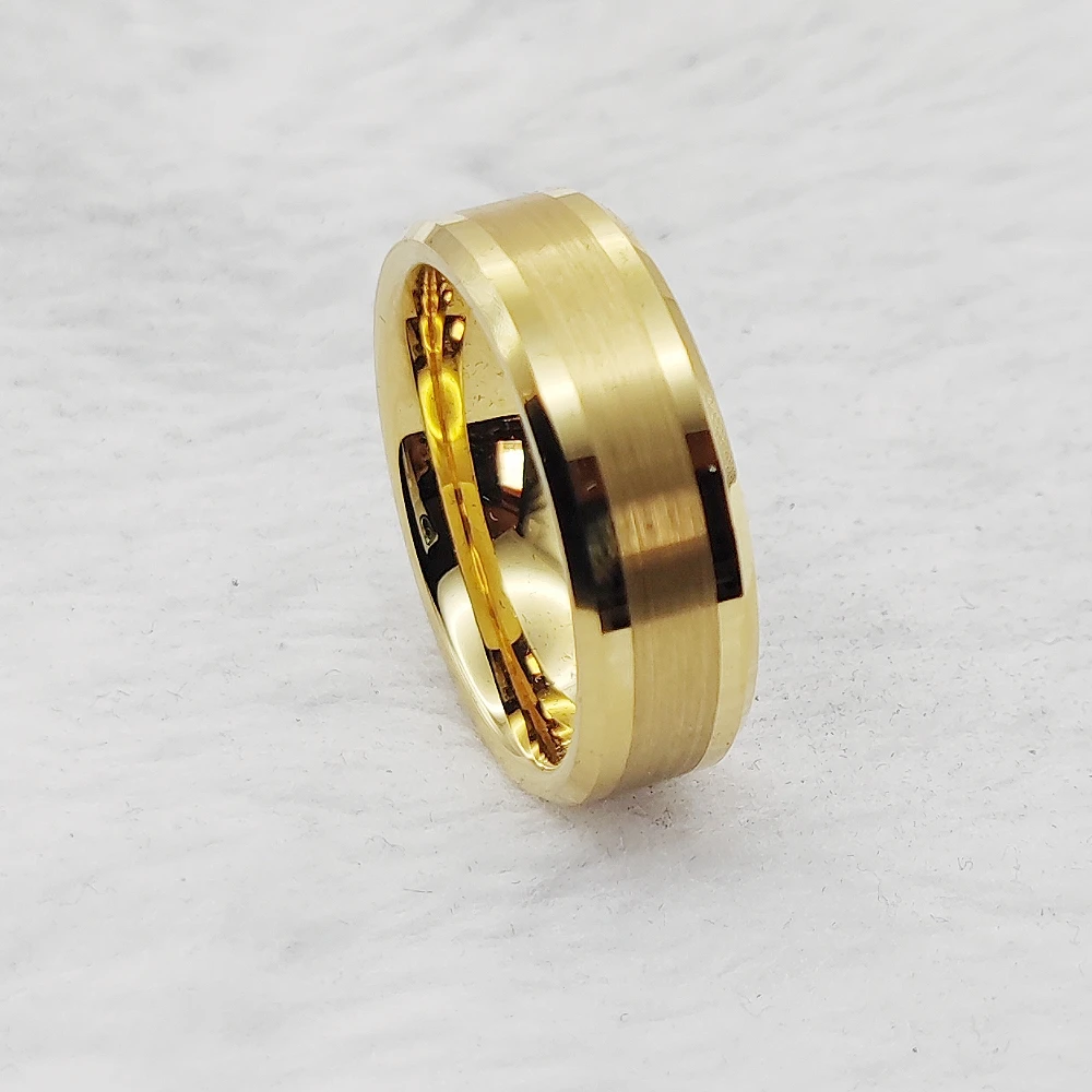 Best Price Guaranteed! Men's Matte Polishing Tungsten Band | Bulk Wholesale Discount for B2B Buyers Wedding Rings