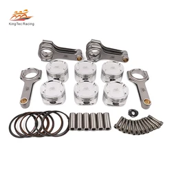 KTC Racing 86mm/86.5mm/87mm/87.5mm Forged Connecting Rod Piston Kit for 2JZ 2JZ-GTE High Performance Upgrade with ARP bolts
