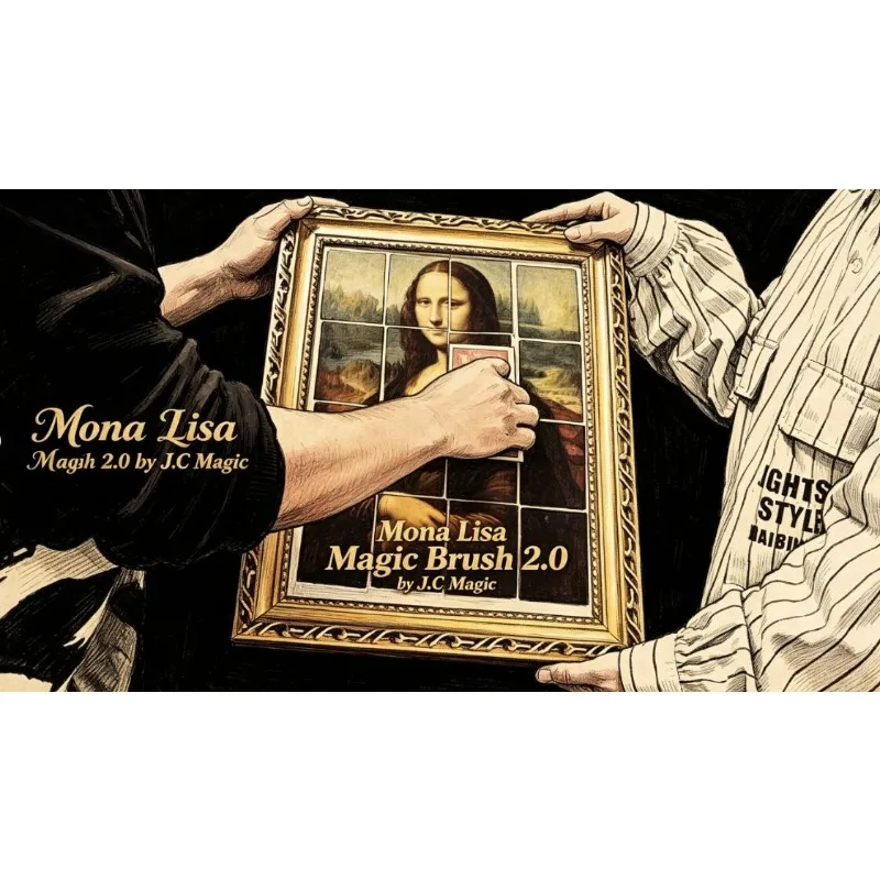 

Волшебная кисть Мона Лиза 2.0 от J.C. Magic Tricks: Фокус с предсказанием Мона Лизы, выбор карты, сценические иллюзии, трюки, реквизит для ментализма