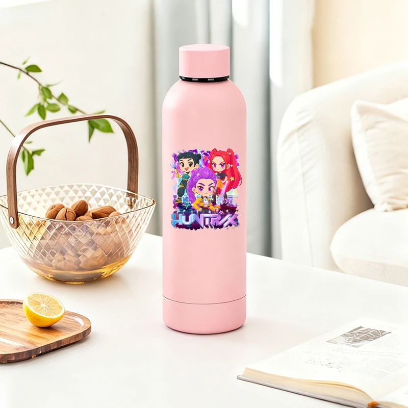 

Кубок-термос для девочек «Охотник на демонов», милый аниме, кавайный женский спортивный ручной кувшин для воды на открытом воздухе, бутылки для питья, детская игра, подарок на вечеринку