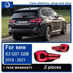 Taillights For BMW X3 G01 LED Tail Lights  2018-2021  G08 Tail Lamp Car Styling DRL Dynamic Turn Signal Reverse Auto Accessories