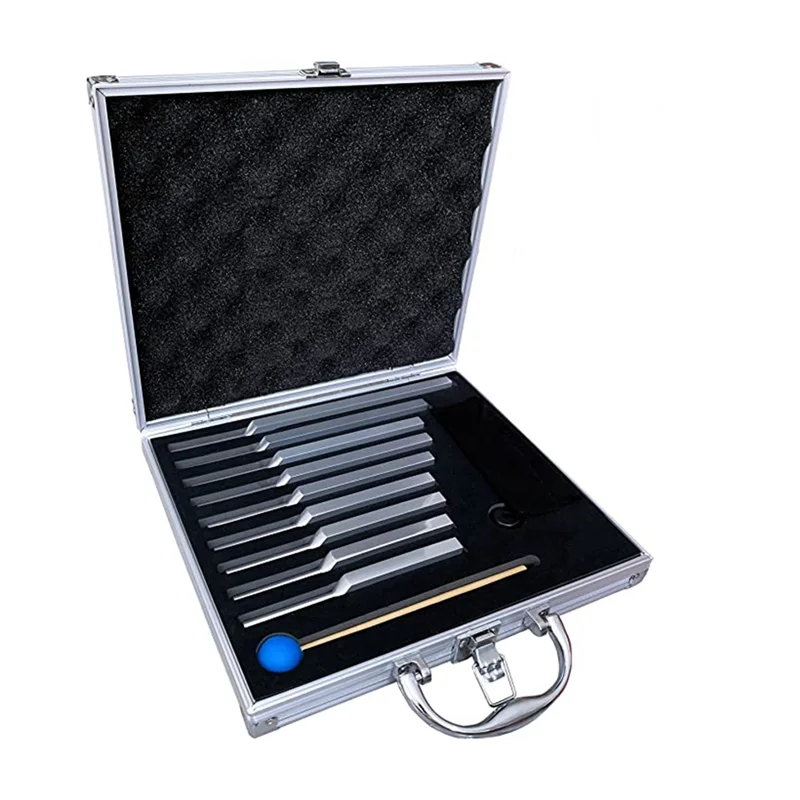 

ABJM-Tuning Fork Set - 9 Tuning Forks Are Perfect For , Chakra, Sound Therapy, Complete With A Beautiful Aluminum Gift Box