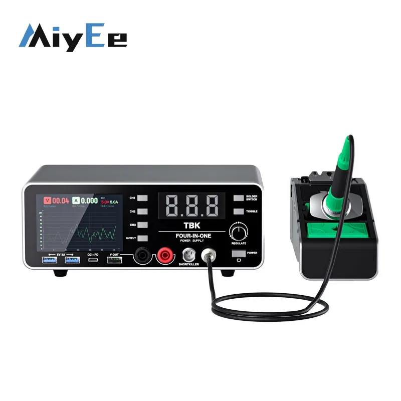 

TBK-219 20V 5A Four-in-One Workstation Power Soldering Iron w/ Power Supply & Current Curve Monitoring