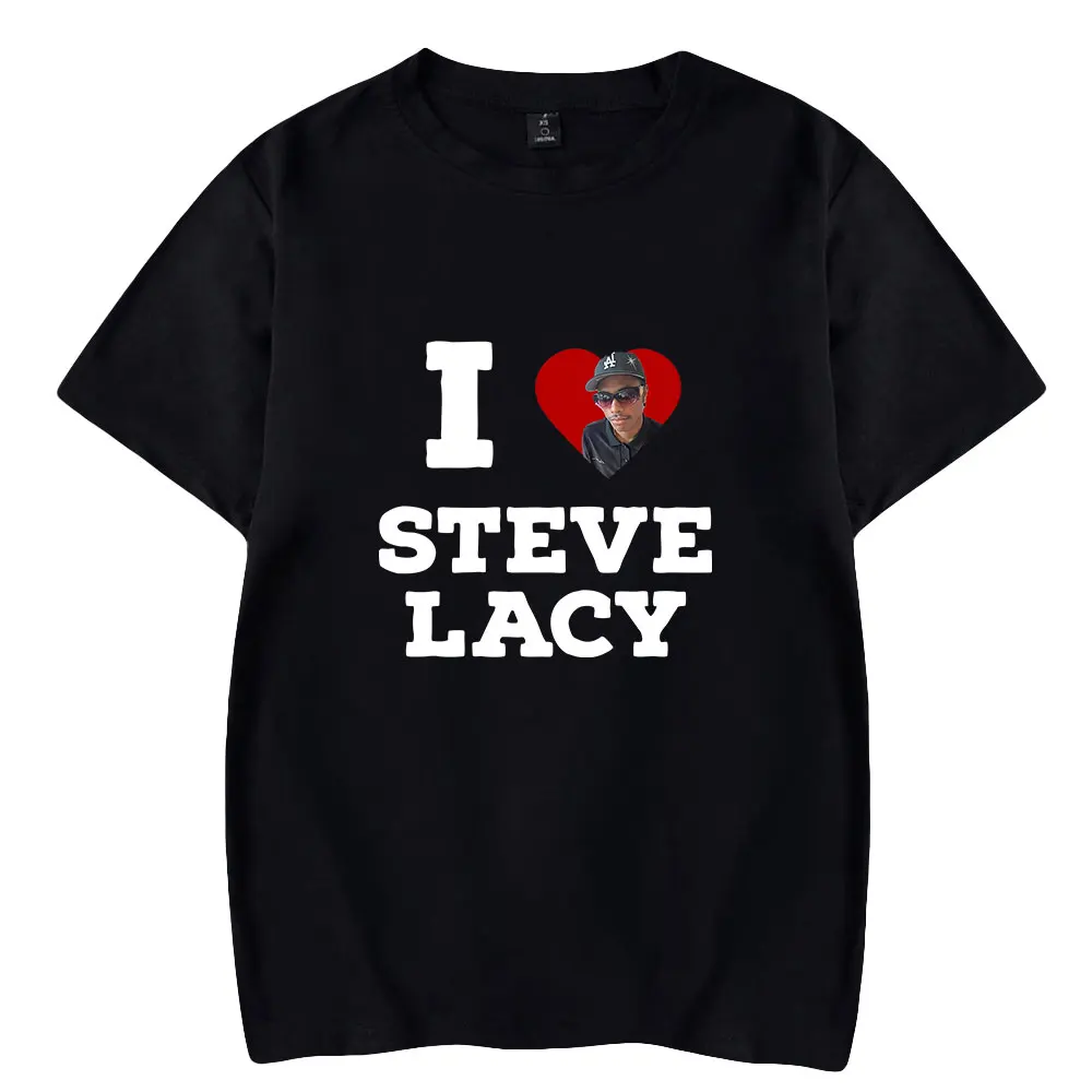 

Steve Lacy americano cantor guitarrista 100% ALGODÃO Diário T-shirt Imprimir Verão Mulheres Homens Manga Curta Casual Tee