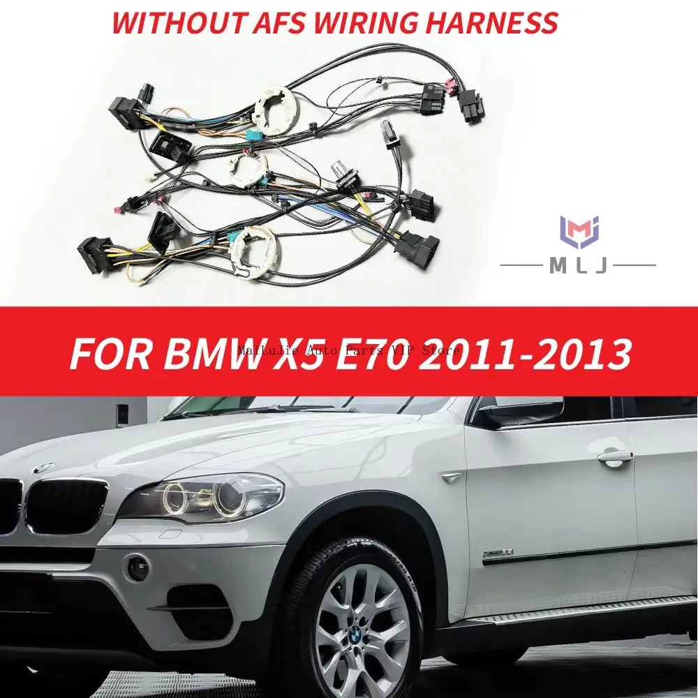 

НОВИНКА: Жгут внутренней проводки фар для BMW X5 E70 2011-2013 без AFS, группа разъемов, блок цепей, проводка для светодиодных фар