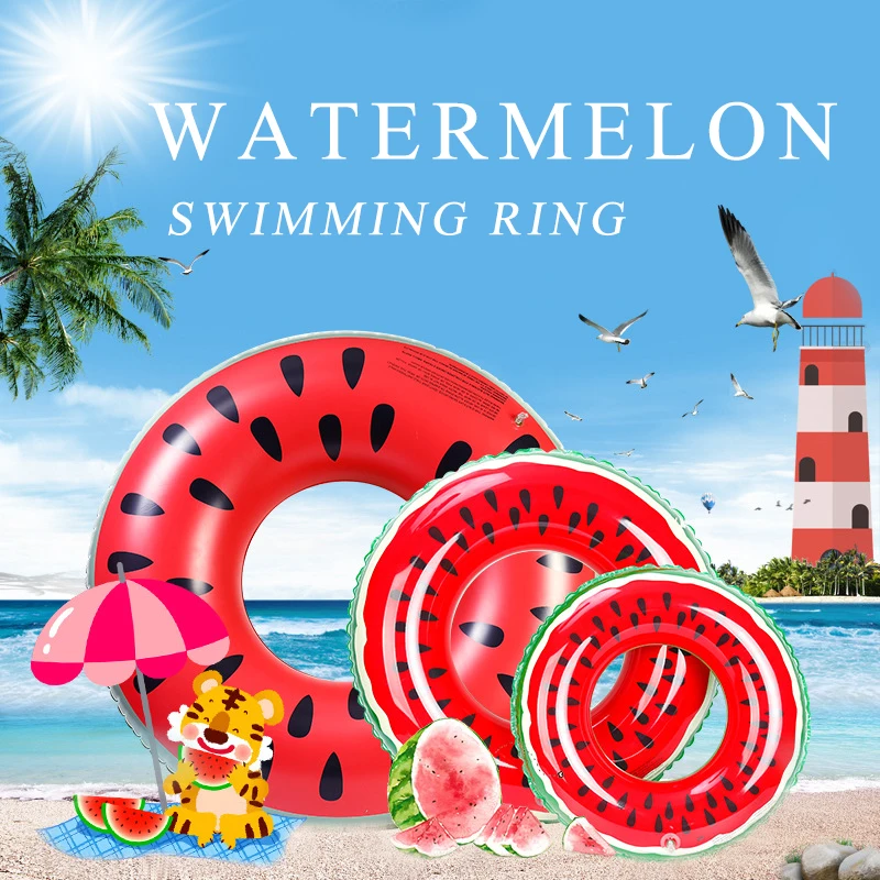 

Baby Watermelon Inflatable Swimming Ring Pool Float Circle for Kids Adults Swimming Float Beach Party Pool Water Sport Play Toy