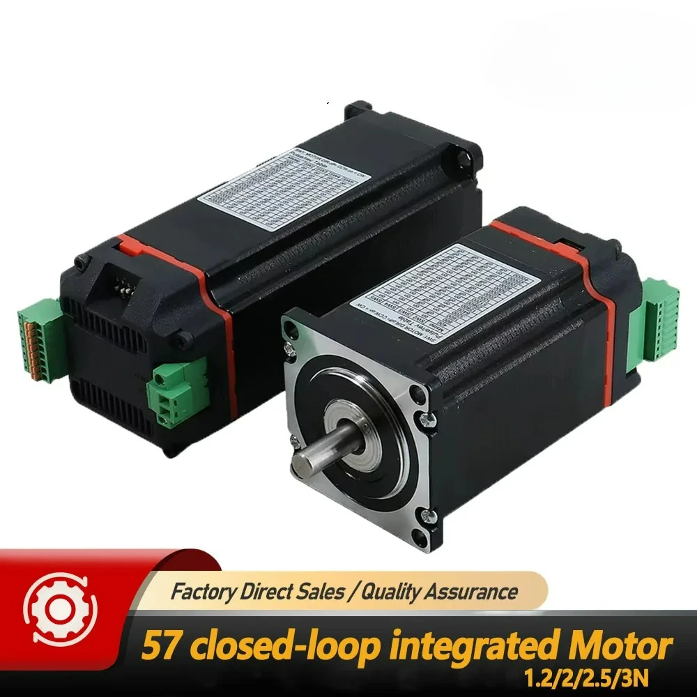 

Customizable HLTNC Nema23 Closed Loop Stepper Motor 1.2n 2n 2.5n 3Nm Hybrid Integrated Servo Motor
