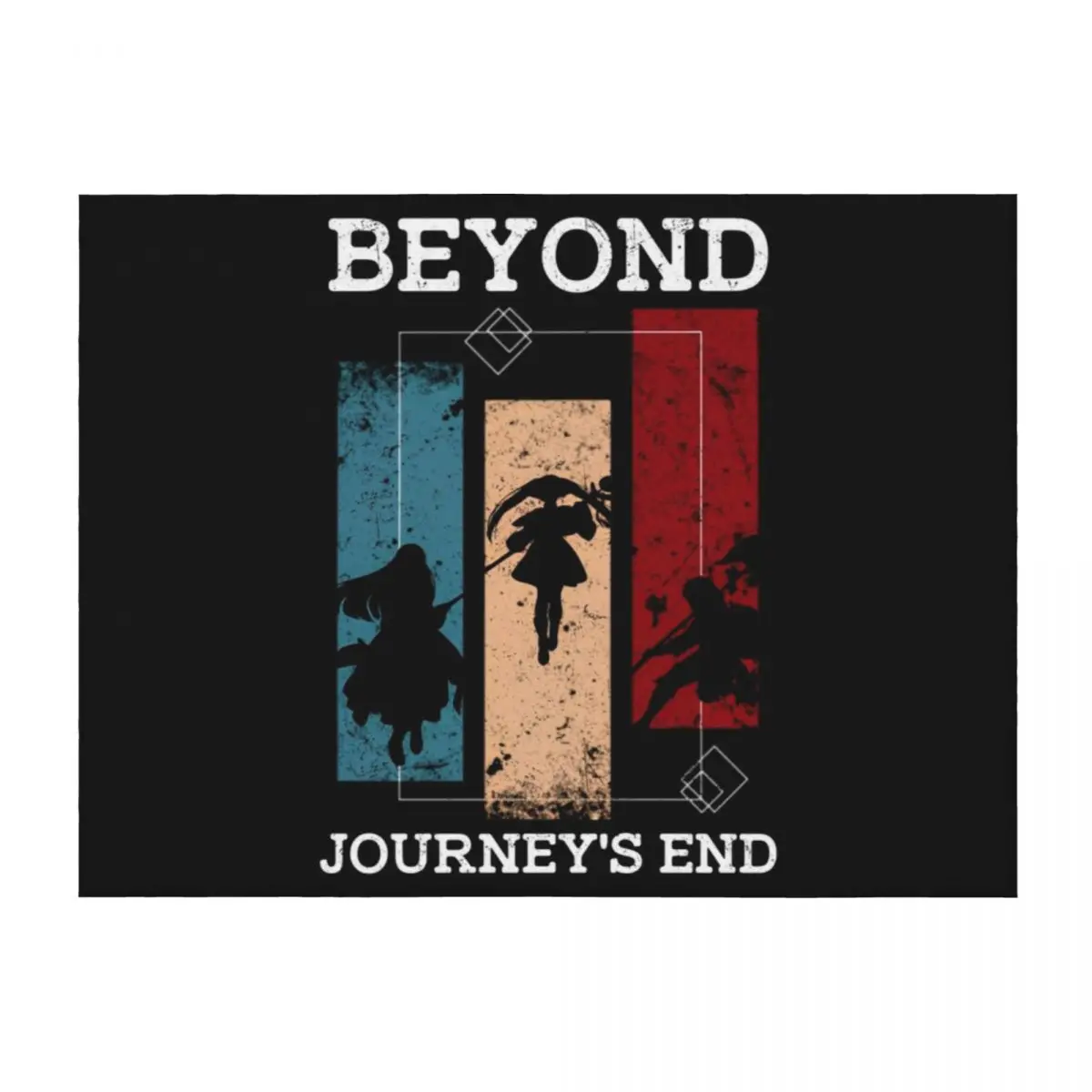 

Frieren - All Main Characters Frieren Party with Fern and Stark from Sousou no Frieren Anime SNF-168 Throw Blanket