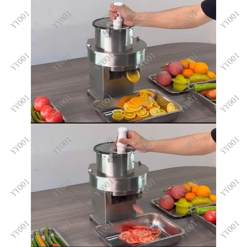 Stainless Steel Electric Food Slicer Shredder 1‑7mm for Potato Carrot Onion Vegetable Fruit