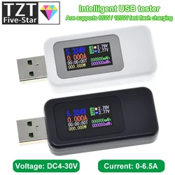 10 in 1 USB Tester DC Digital Voltmeter Amperimetro Current Voltage Meter Amp Volt Ammeter Detector Power Bank Charger Indicator