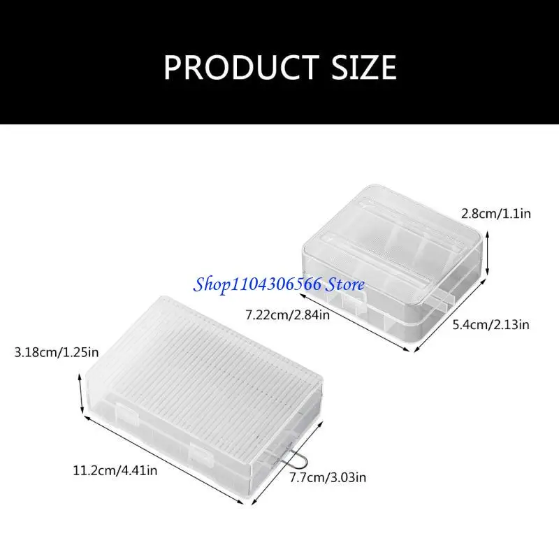 02DD Battery Storage Box Secure Store 26650 Batteries 26650 Battery Storage Case