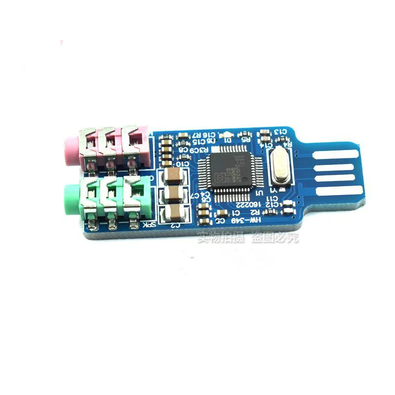 HOT SALE Drive-free USB sound card computer external sound card notebook sound card original CM108 USB sound card