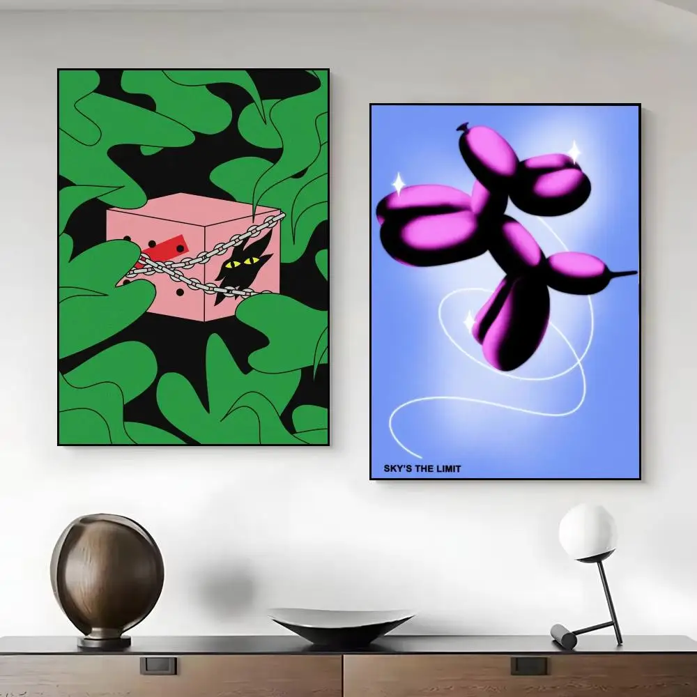 Japandi style GOOD OMEN Poster Aesthetic Wall Art Canvas Trendy Bedroom Home Room Decor