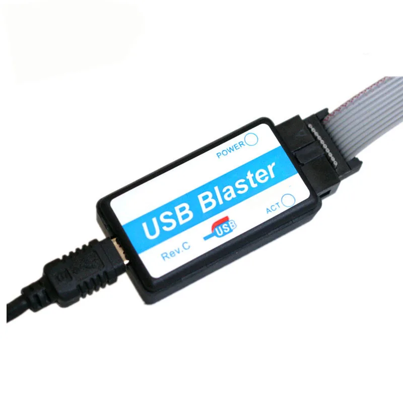 Kabel USB Blaster do pobierania programatora z najnowszym oprogramowaniem sprzętowym Rev.C dla Altera FPGA CPLD z obsługą AS PS JTAG