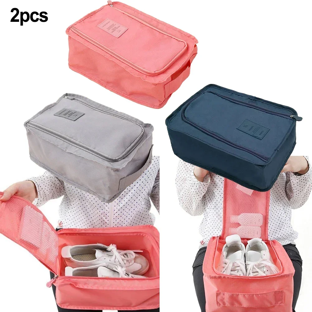 2Pcs Travel Storage Portable Sneaker Bag Bag Waterproof Breathable Single Shoe Storage Bag Foldable Portable Small Shoe Bag